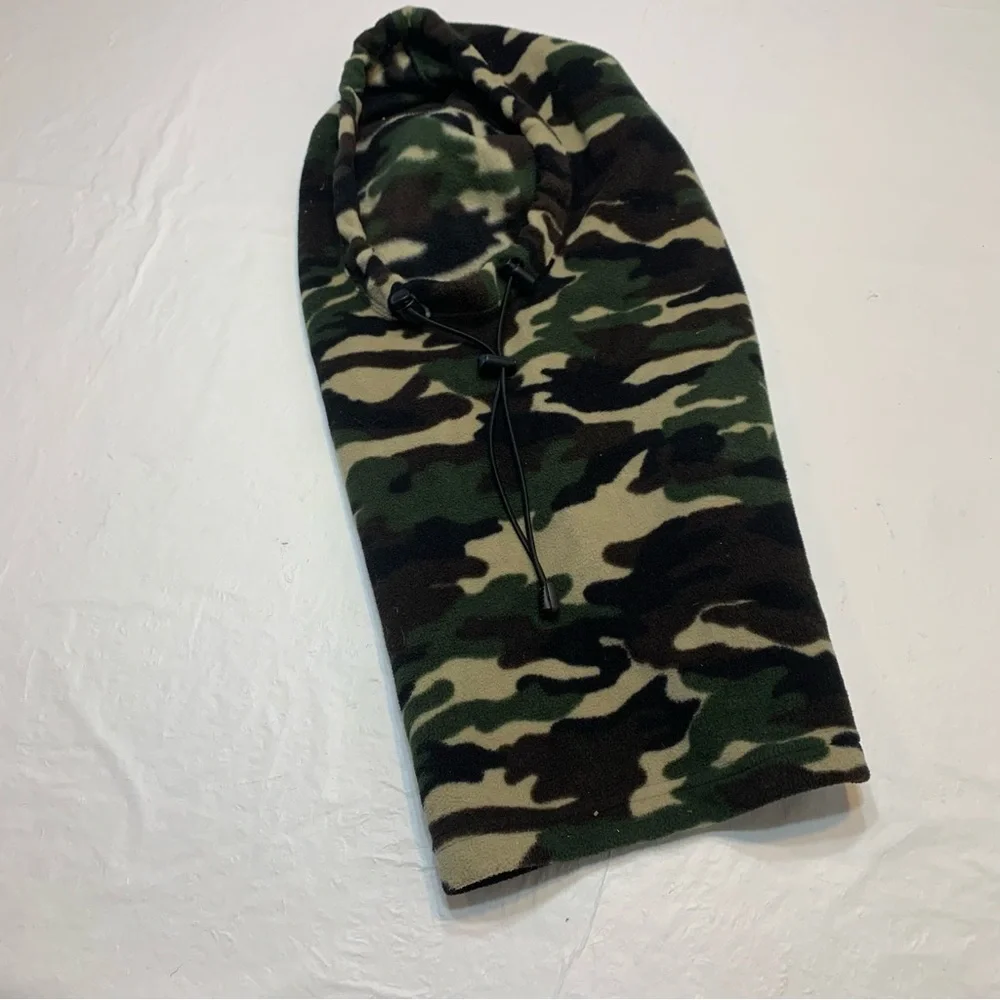 Fleece Face Mask 3D Camo Hunting Headcover Camouflage